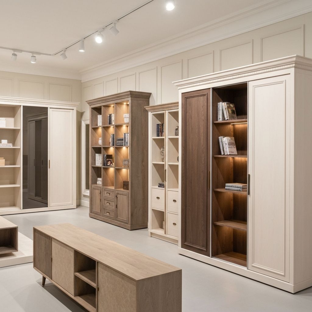 Various types of furniture installation