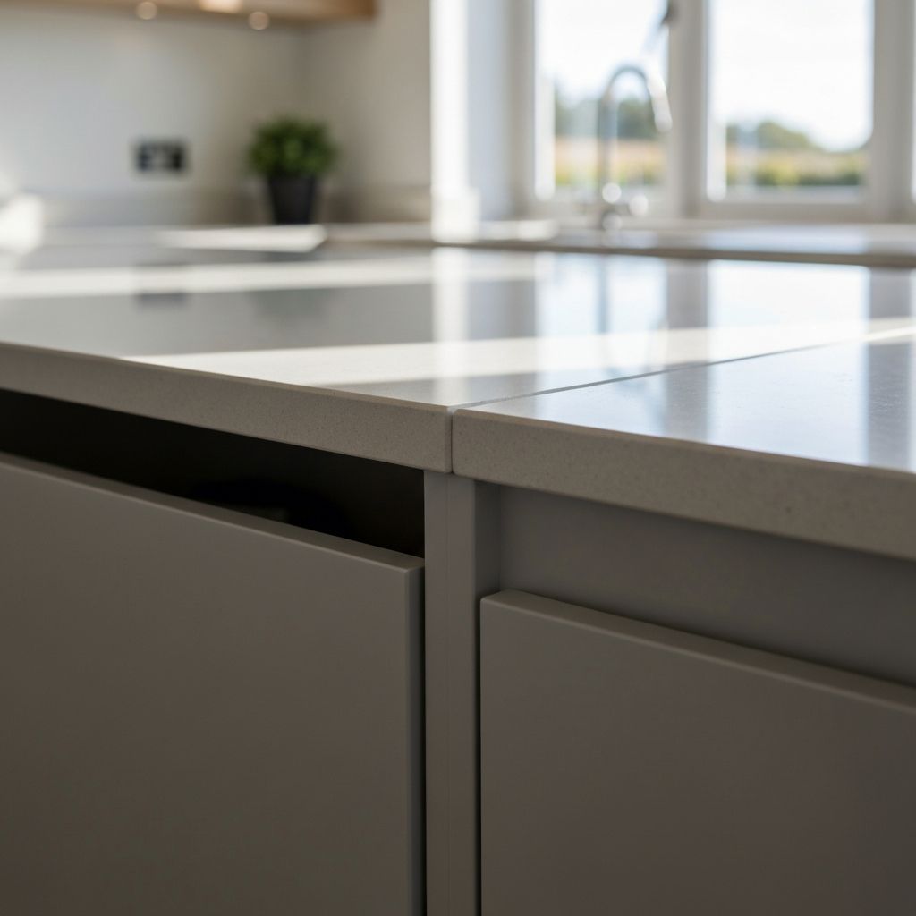 Kitchen worktop installation